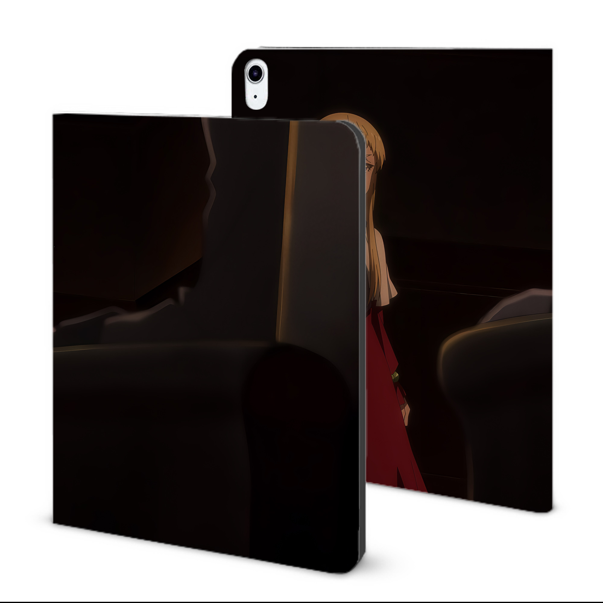（画像用） 転スラ Regarding Reincarnated to Slime IPad ケース ブック型 PUレザー TPU 耐衝撃 軽量 薄型 ペン収納なし 全面保護 IPad 各モデル対応